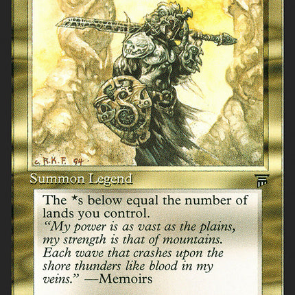 Dakkon Blackblade [Legends]