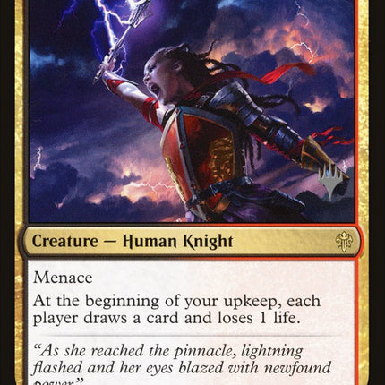 Stormfist Crusader (Promo Pack) [Throne of Eldraine Promos]