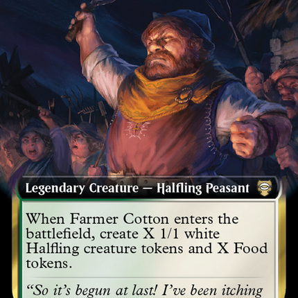 Farmer Cotton (Extended Art) [The Lord of the Rings: Tales of Middle-Earth Commander]