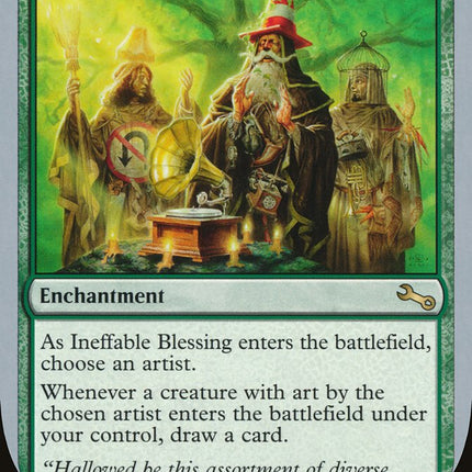 Ineffable Blessing ("choose an artist") [Unstable]