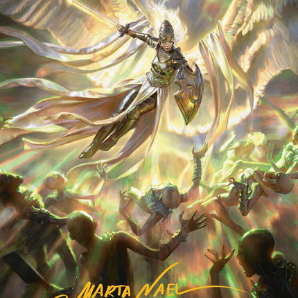 Vanquish the Horde Art Card (Gold-Stamped Signature) [Innistrad Remastered Art Series]