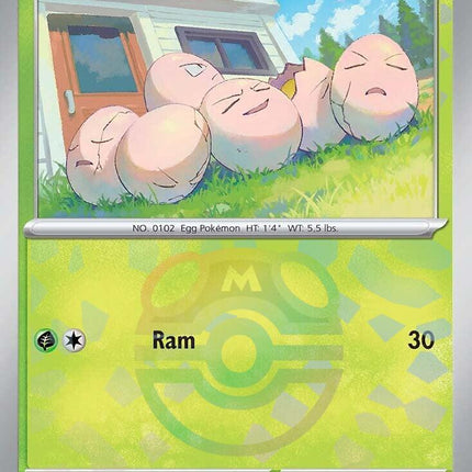 Exeggcute (001/131) (Master Ball Pattern) [Scarlet & Violet: Prismatic Evolutions]