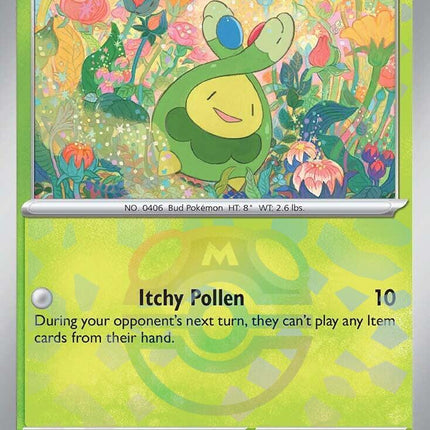 Budew (004/131) (Master Ball Pattern) [Scarlet & Violet: Prismatic Evolutions]