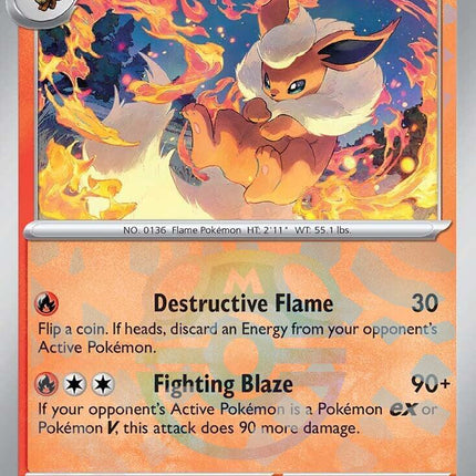 Flareon (013/131) (Master Ball Pattern) [Scarlet & Violet: Prismatic Evolutions]