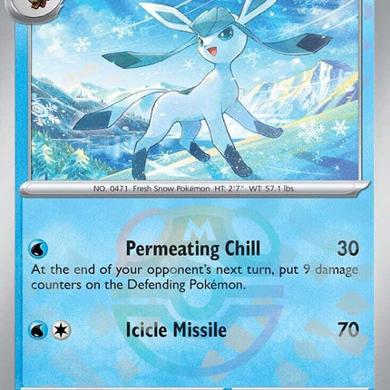 Glaceon (025/131) (Master Ball Pattern) [Scarlet & Violet: Prismatic Evolutions]