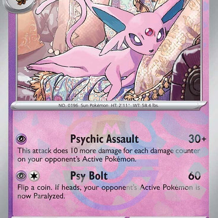 Espeon (033/131) (Master Ball Pattern) [Scarlet & Violet: Prismatic Evolutions]