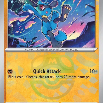 Riolu (050/131) (Master Ball Pattern) [Scarlet & Violet: Prismatic Evolutions]