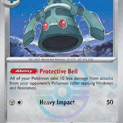 Bronzong (067/131) (Master Ball Pattern) [Scarlet & Violet: Prismatic Evolutions]