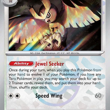 Noctowl (078/131) (Master Ball Pattern) [Scarlet & Violet: Prismatic Evolutions]