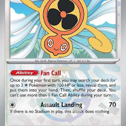Fan Rotom (085/131) (Master Ball Pattern) [Scarlet & Violet: Prismatic Evolutions]