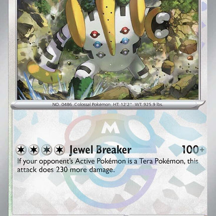 Regigigas (086/131) (Master Ball Pattern) [Scarlet & Violet: Prismatic Evolutions]