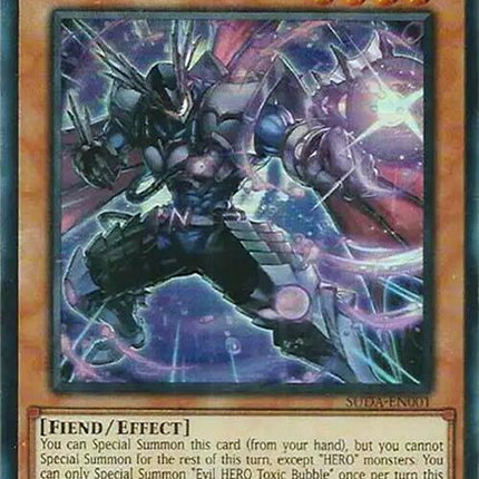 Evil HERO Toxic Bubble [SUDA-EN001] Ultra Rare