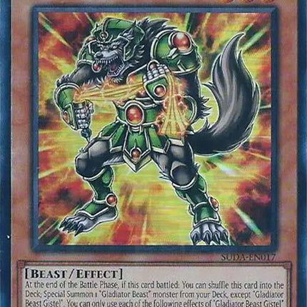 Gladiator Beast Gistel [SUDA-EN017] Super Rare