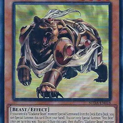 Test Bear [SUDA-EN018] Ultra Rare