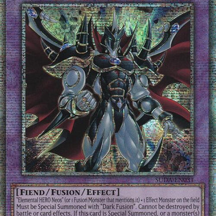 Evil HERO Neos Lord (Quarter Century Secret Rare) [SUDA-EN031] Quarter Century Secret Rare