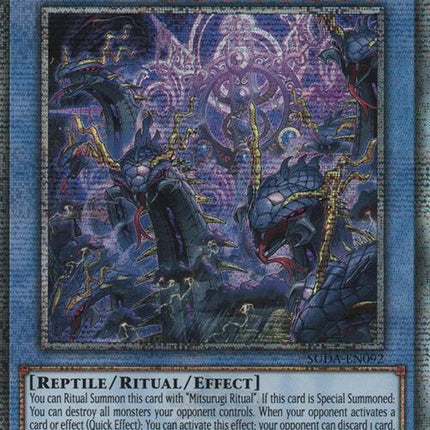 Ame no Murakumo no Mitsurugi (Quarter Century Secret Rare) [SUDA-EN092] Quarter Century Secret Rare