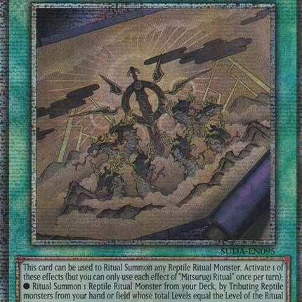 Mitsurugi Ritual (Quarter Century Secret Rare) [SUDA-EN095] Quarter Century Secret Rare