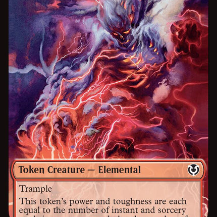 Elemental // Human (0014) Double-Sided Token [Innistrad Remastered Tokens]