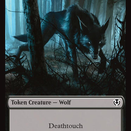 Wolf (0009) // Wolf (0018) Double-Sided Token [Innistrad Remastered Tokens]