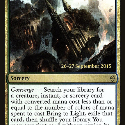 Bring to Light [Battle for Zendikar Prerelease Promos]
