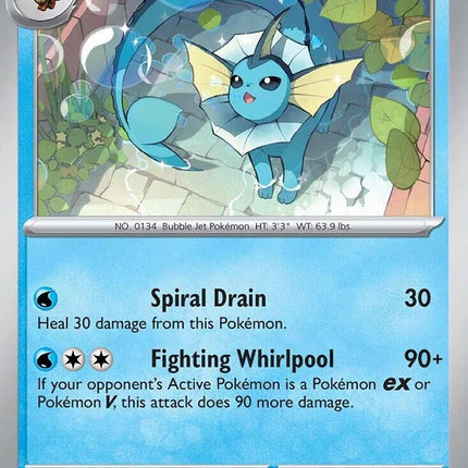 Vaporeon (SVP168) [Scarlet & Violet: Black Star Promos]