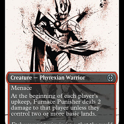 Furnace Punisher (Showcase Ichor Step-and-Compleat Foil) [Phyrexia: All Will Be One]