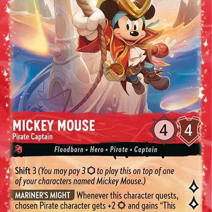 Mickey Mouse - Pirate Captain (18) [Promo Cards]