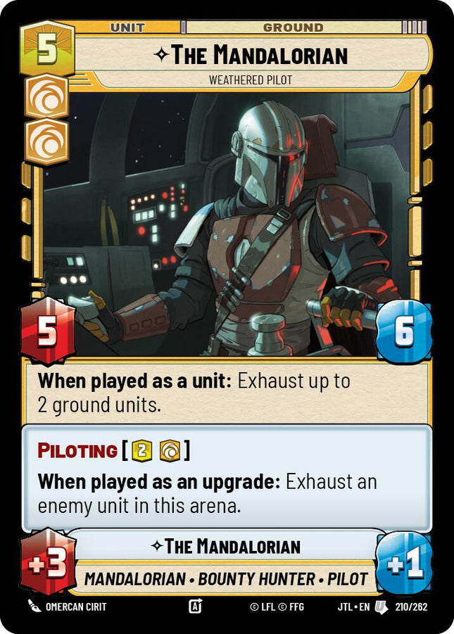 The Mandalorian - Weathered Pilot (210/262) (210/257) [Jump to Lightspeed]