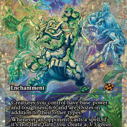 March of the World Ooze (Showcase Fracture Foil) (Japanese) [Aetherdrift]