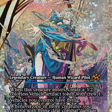 Mu Yanling, Wind Rider (Showcase Fracture Foil) (Japanese) [Aetherdrift]