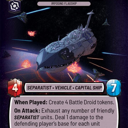 The Invisible Hand - Imposing Flagship (1/2) (Store Showdown) (1/2) [Twilight of the Republic Promos]