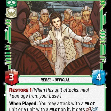 Leia Organa - Pilots, To Your Stations (097/262) (097/257) [Jump to Lightspeed]