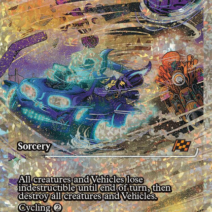 Spectacular Pileup (Showcase Fracture Foil) (Japanese) [Aetherdrift]