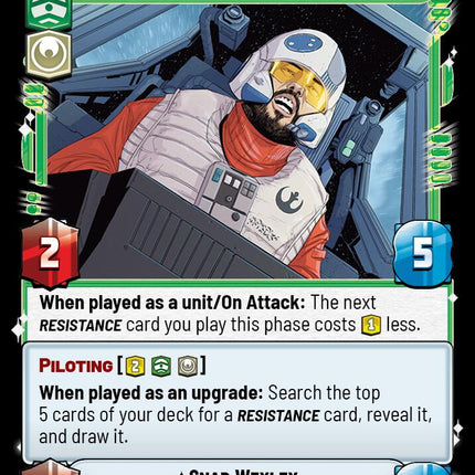 Snap Wexley - Resistance Recon Flier (098/262) (098/257) [Jump to Lightspeed]