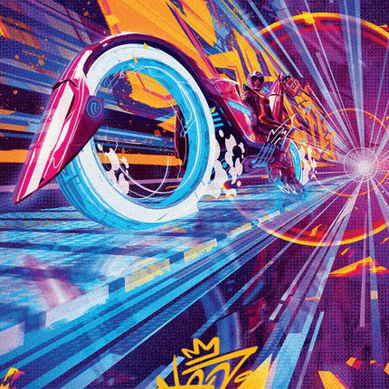 Spotcycle Scouter Art Card (Gold-Stamped Signature) [Aetherdrift Art Series]
