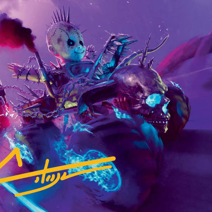 Pactdoll Terror Art Card (Gold-Stamped Signature) [Aetherdrift Art Series]