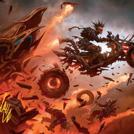 Gastal Blockbuster Art Card (Gold-Stamped Signature) [Aetherdrift Art Series]