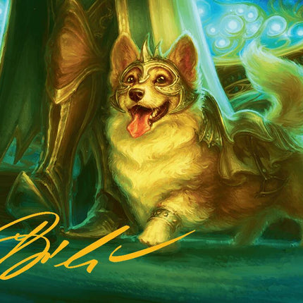 District Mascot Art Card (30/54) (Gold-Stamped Signature) [Aetherdrift Art Series]
