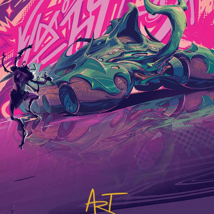 Earthrumbler Art Card (Gold-Stamped Signature) [Aetherdrift Art Series]