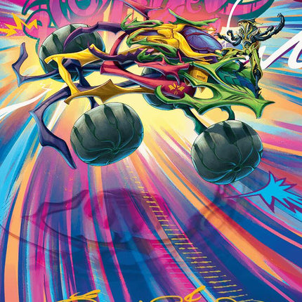 Thunderous Velocipede Art Card (Gold-Stamped Signature) [Aetherdrift Art Series]