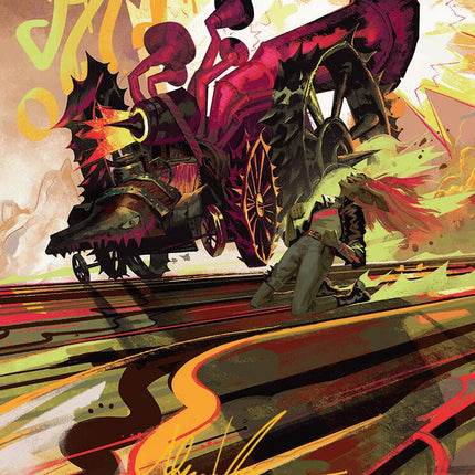 Rocketeer Boostbuggy Art Card (Gold-Stamped Signature) [Aetherdrift Art Series]