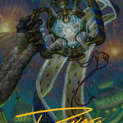 The Aetherspark Art Card (Gold-Stamped Signature) [Aetherdrift Art Series]