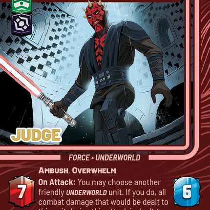 Maul - Shadow Collective Visionary (4) (4) [Judge Promos]