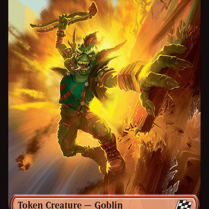 Goblin // Thopter (0010) Double-Sided Token [Aetherdrift Tokens]