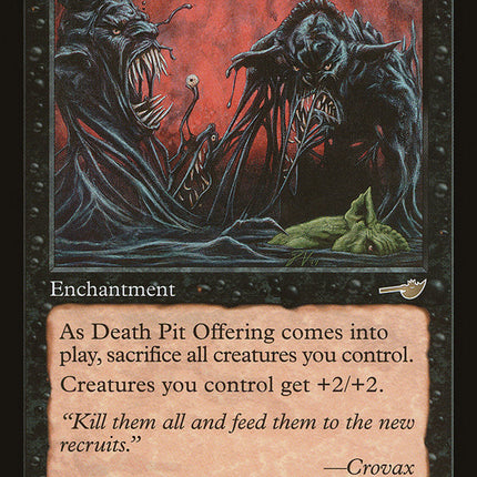 Death Pit Offering [Nemesis]