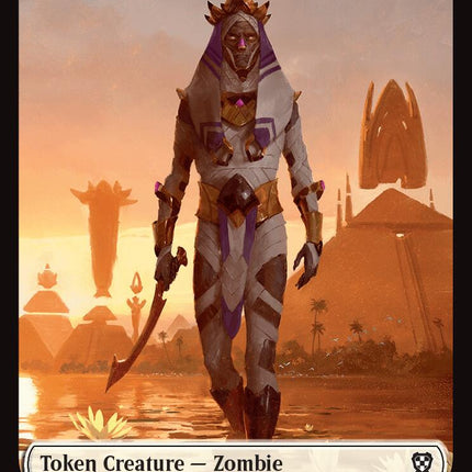 Champion of Wits // Zombie (0003) Double-Sided Token [Aetherdrift Commander Tokens]