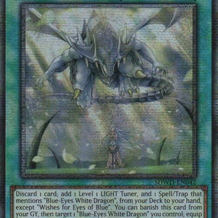 Wishes for Eyes of Blue (Quarter Century Secret Rare) [SDWD-EN042] Quarter Century Secret Rare