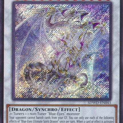 Blue-Eyes Ultimate Spirit Dragon (Secret Rare) [SDWD-EN043] Secret Rare