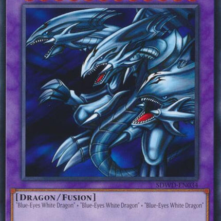 Blue-Eyes Ultimate Dragon [SDWD-EN034] Common