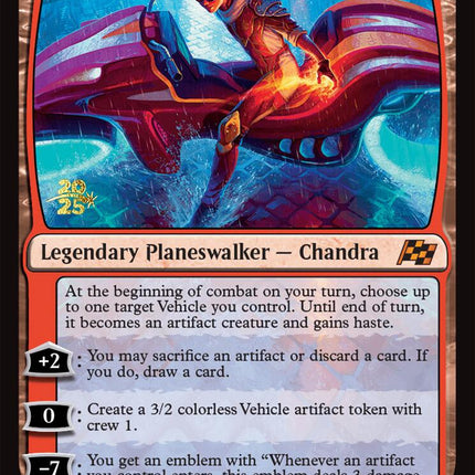 Chandra, Spark Hunter [Aetherdrift Prerelease Promos]